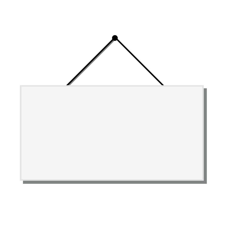 banner realistico per il design della carta. illustrazione vettoriale isolata. cartello su sfondo bianco.