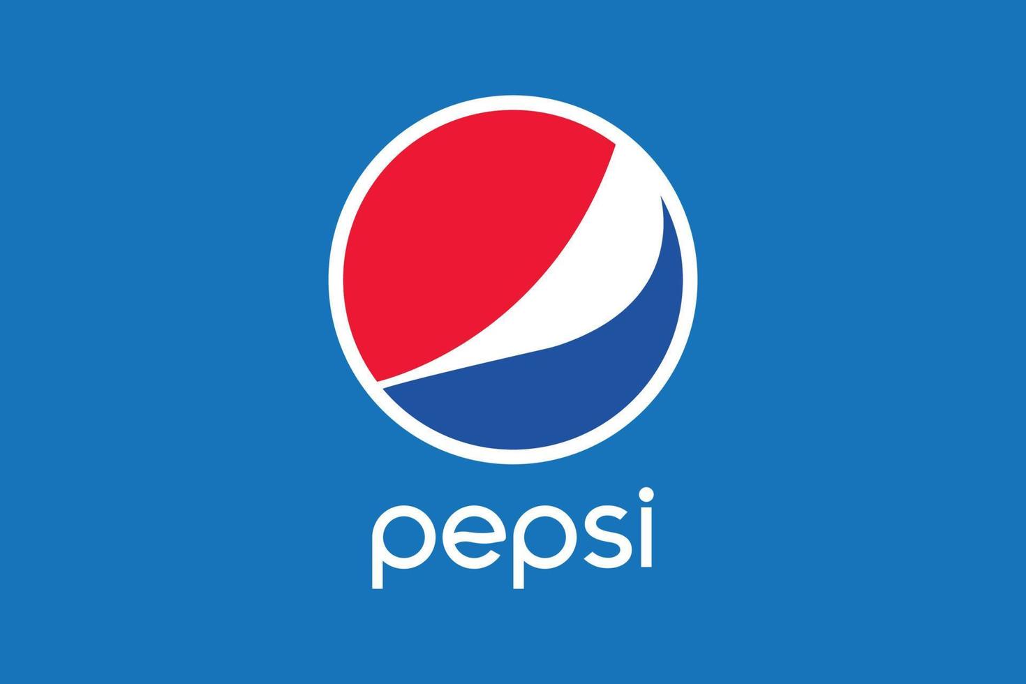 pepsi. logo del marchio di bevande popolari. vinnytsia, ucraina - 16 maggio 202 vettore