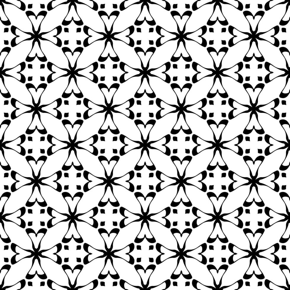 sfondo bianco e nero senza soluzione di continuità geometrica. geometria. modello. vettore