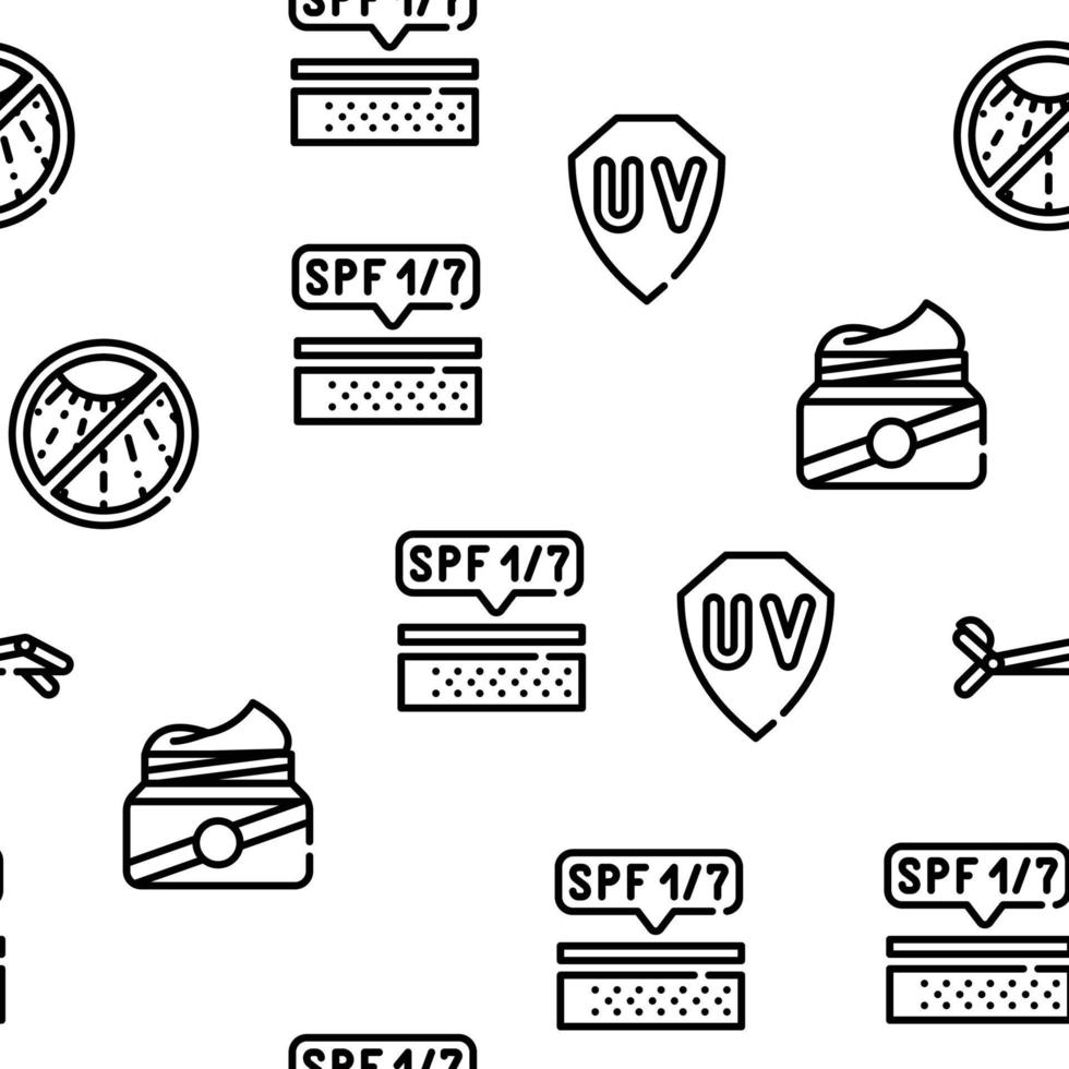 modello senza cuciture di vettore di protezione solare