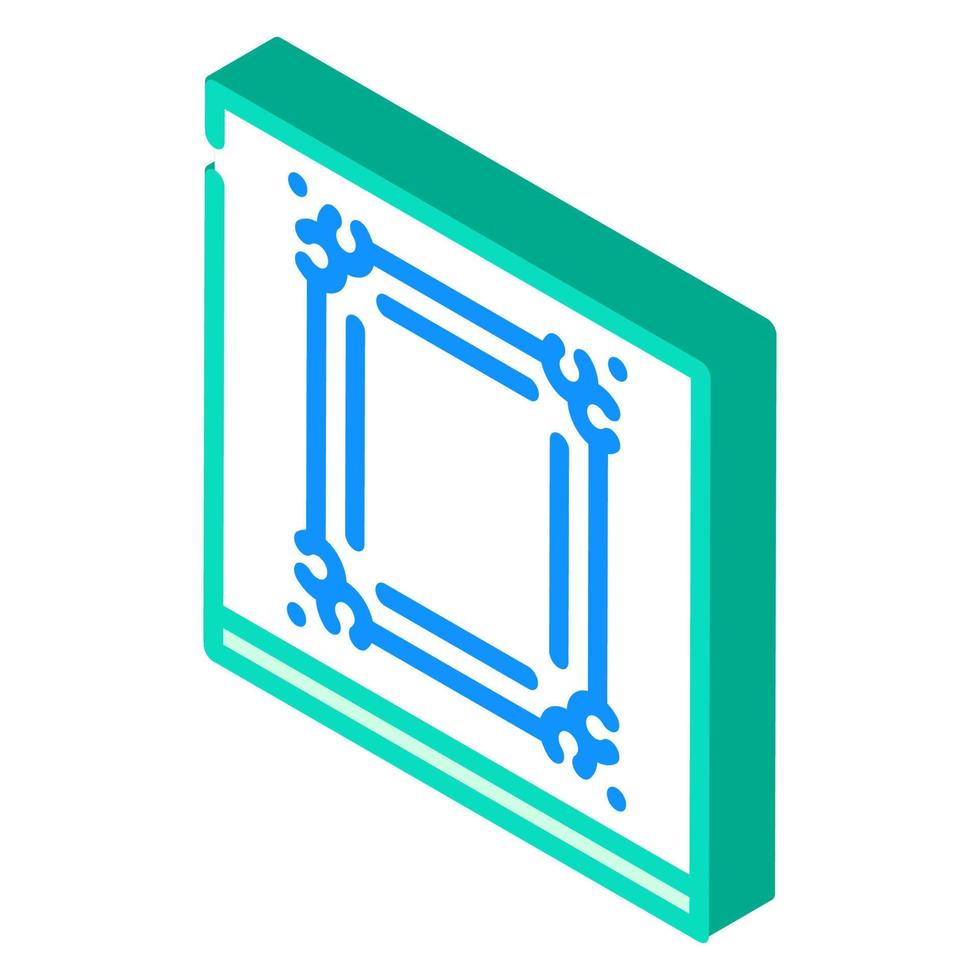 illustrazione vettoriale dell'icona isometrica di stampaggio e fresatura