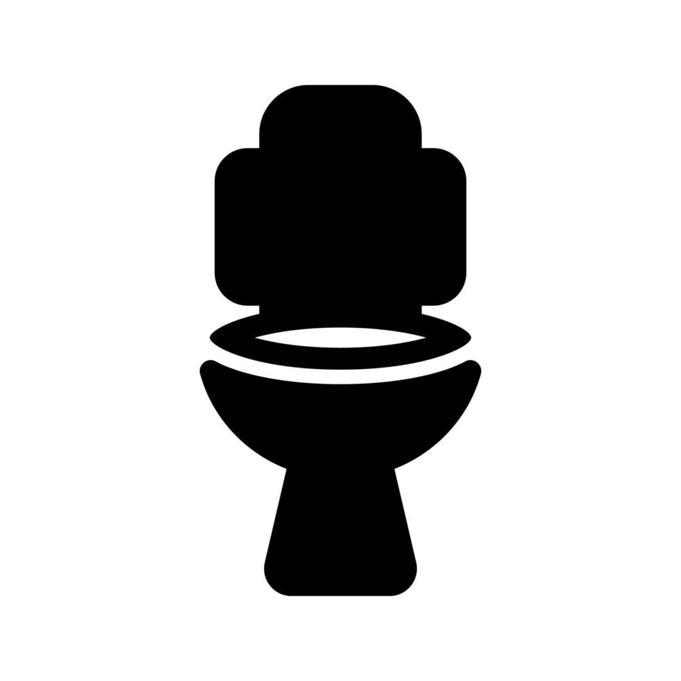 illustrazione vettoriale dell'icona della tazza del gabinetto. icona isolata su sfondo bianco.