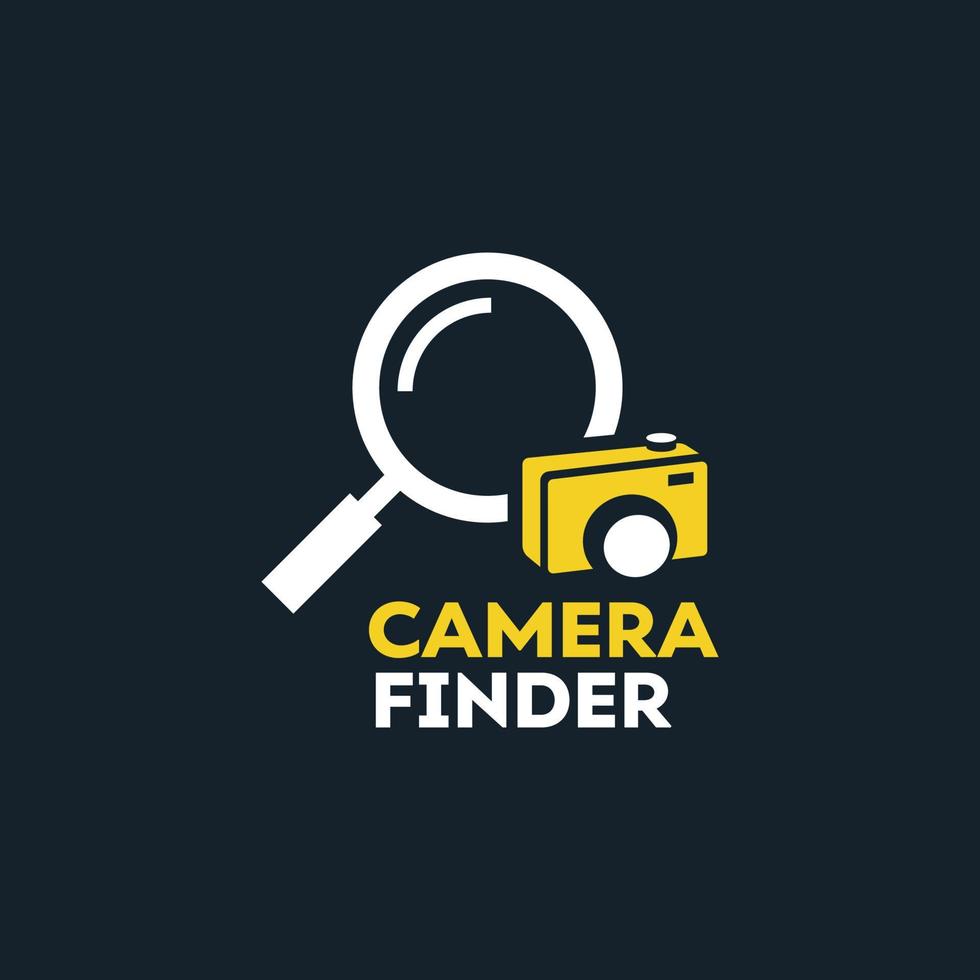 trova il logo della fotocamera vettore