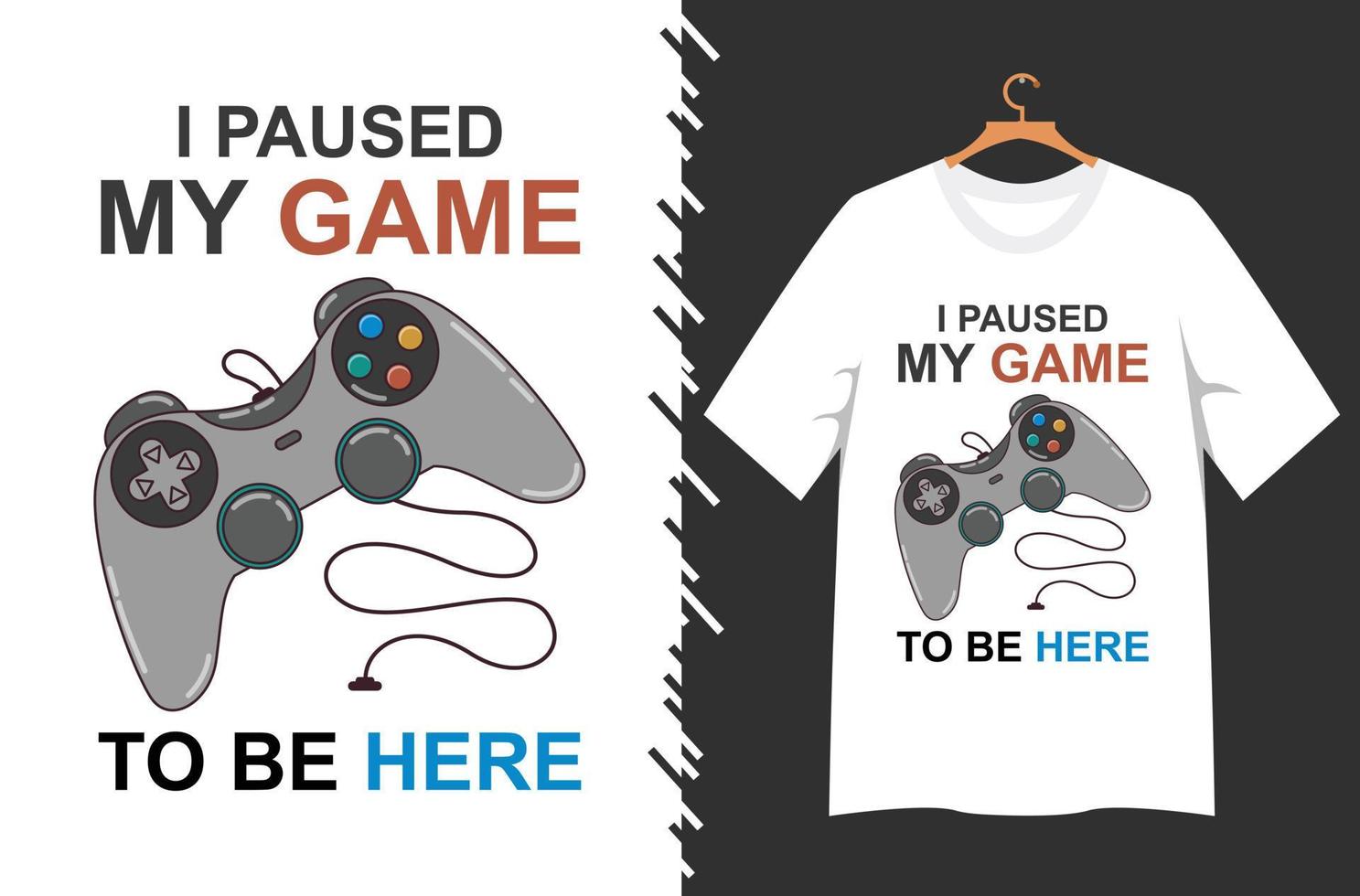 tipografia di gioco per il design di t-shirt vettore