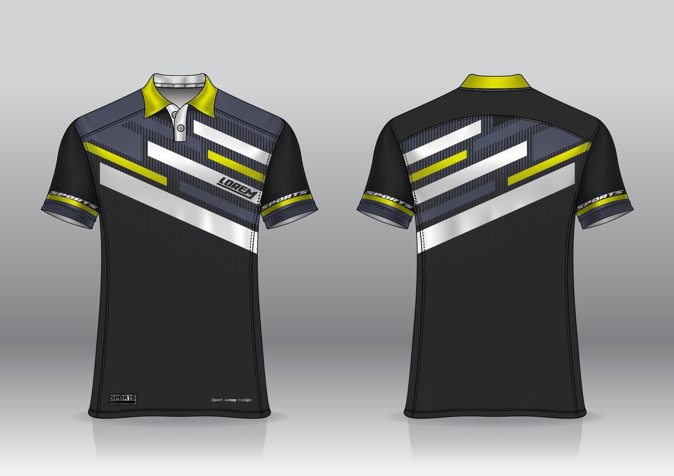 polo design uniforme per gli sport all'aria aperta vettore