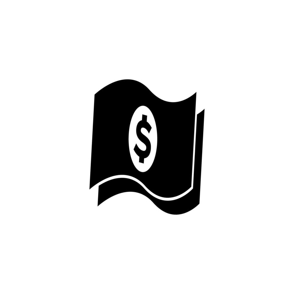 illustrazione vettoriale del logo simbolo del dollaro