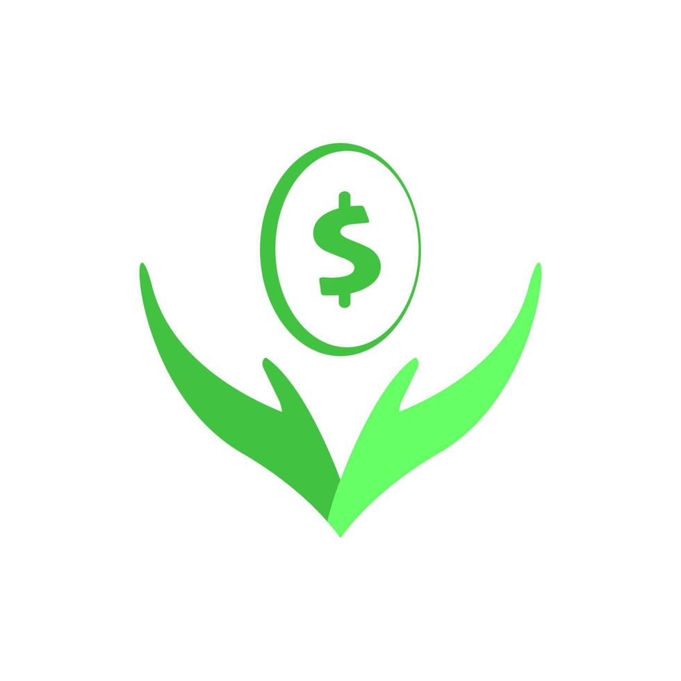 illustrazione vettoriale del logo simbolo del dollaro