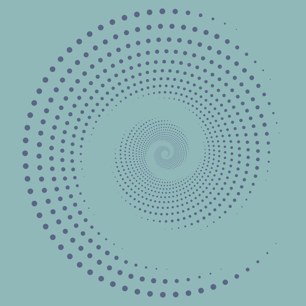 sfondo astratto vettoriale punteggiato. modello di illusione ottica. effetto mezzitoni. carta da parati ottica.