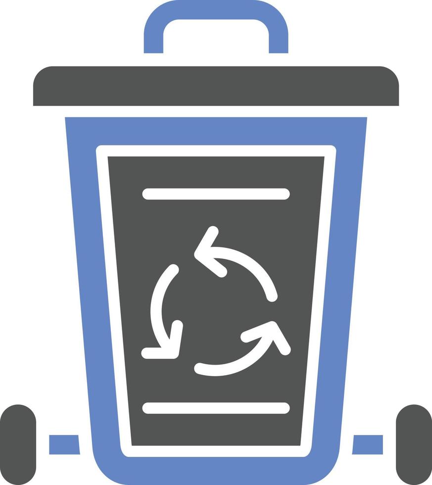 stile icona dei rifiuti vettore