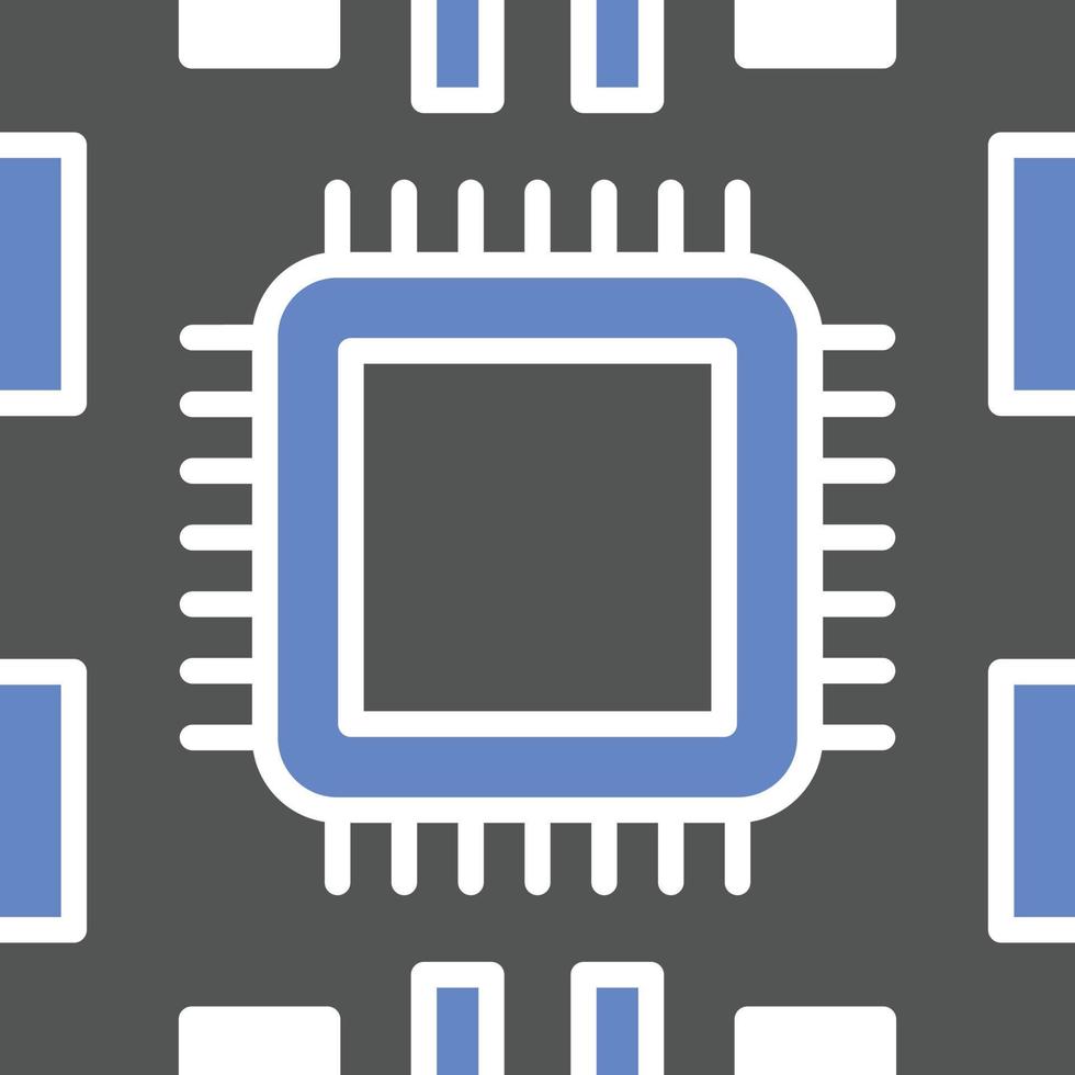 stile icona microprocessore vettore