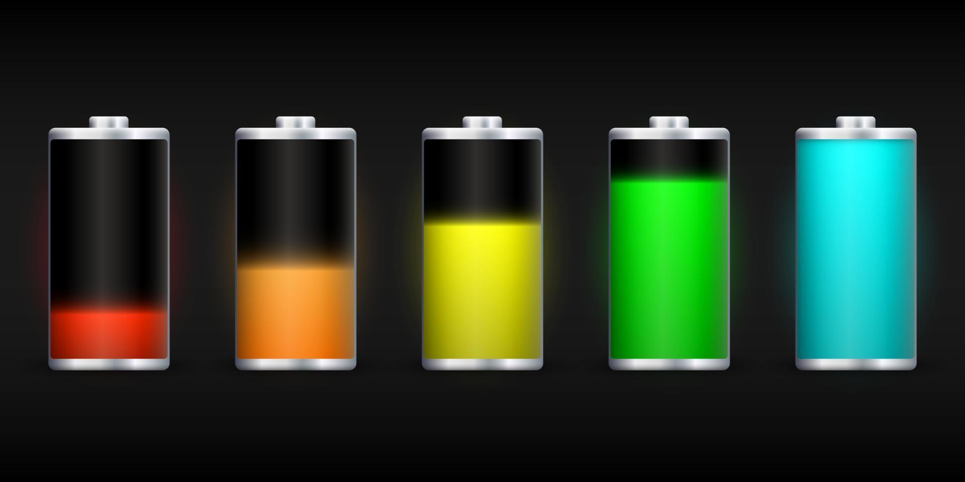 carica della batteria a piena energia. vettore