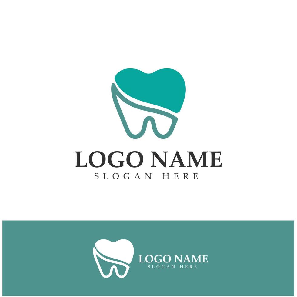 logo dentale design template.creative logo dentista. logo vettoriale della clinica dentale.