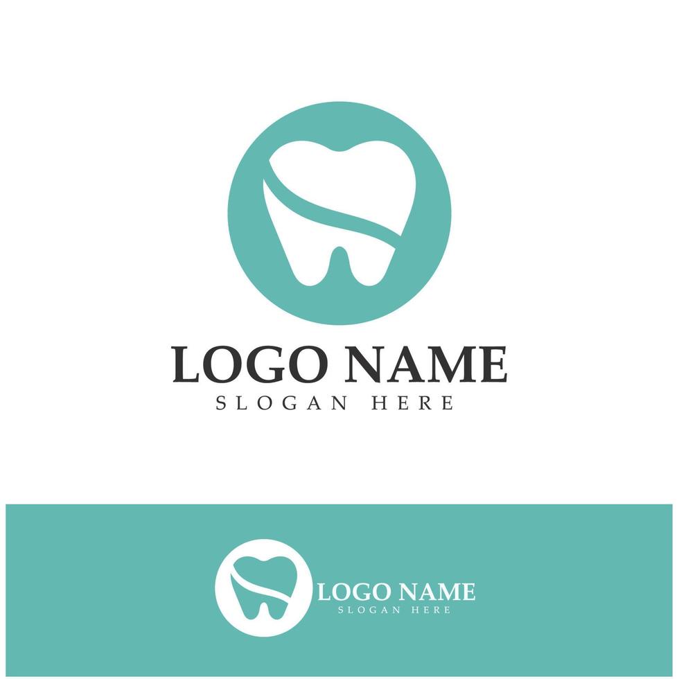 logo dentale design template.creative logo dentista. logo vettoriale della clinica dentale.