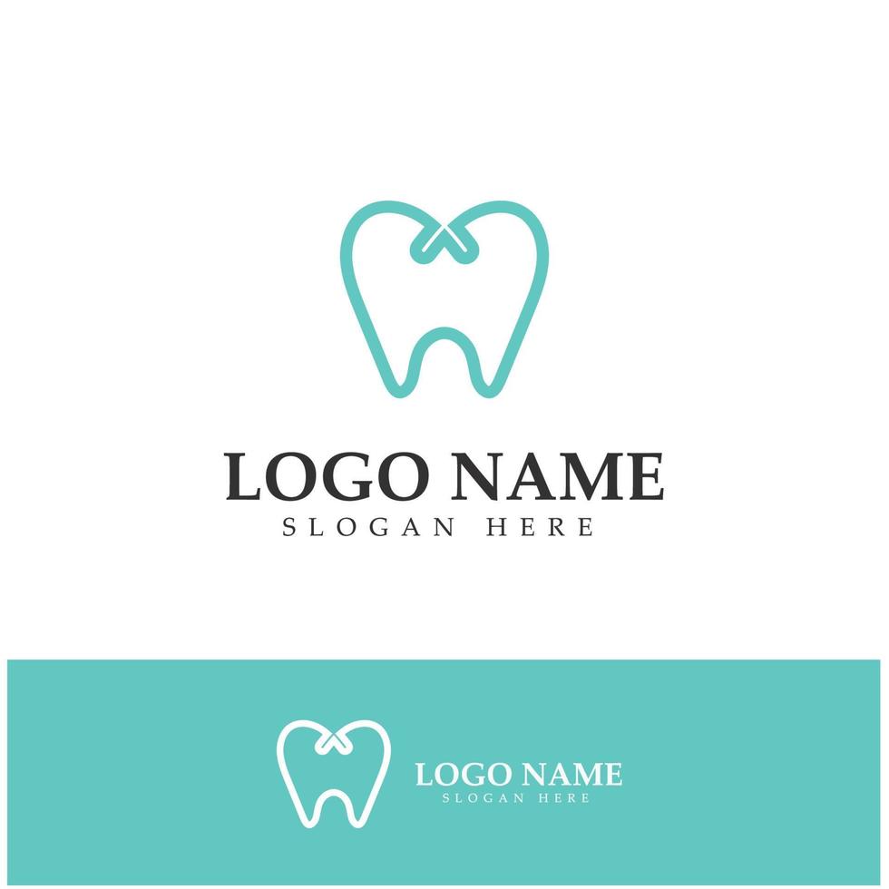 logo dentale design template.creative logo dentista. logo vettoriale della clinica dentale.