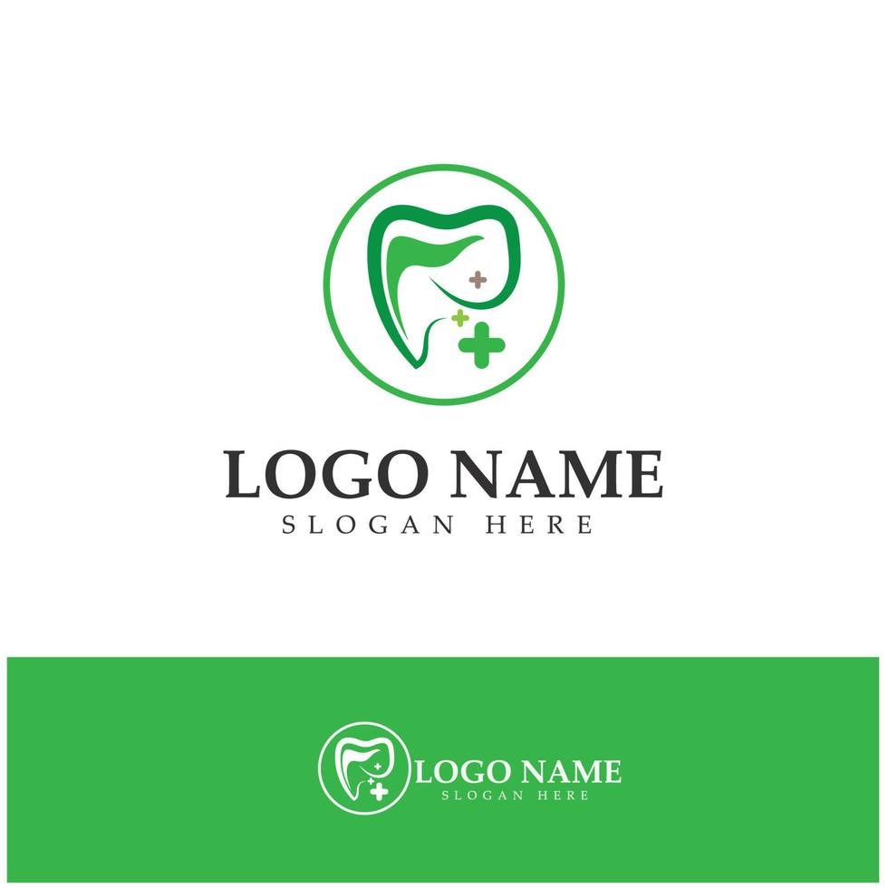 logo dentale design template.creative logo dentista. logo vettoriale della clinica dentale.