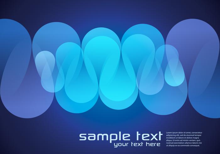 Abstract Wavy Blue Background Vector