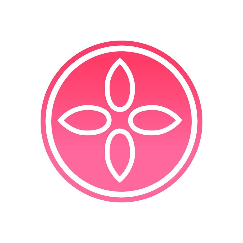 logo icona fiore vettore