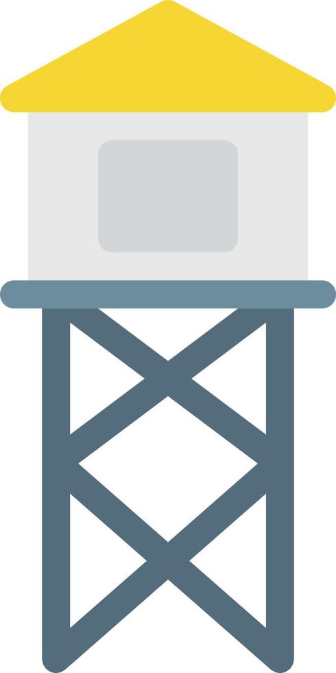 illustrazione vettoriale della torre su uno sfondo. simboli di qualità premium. icone vettoriali per il concetto e la progettazione grafica.