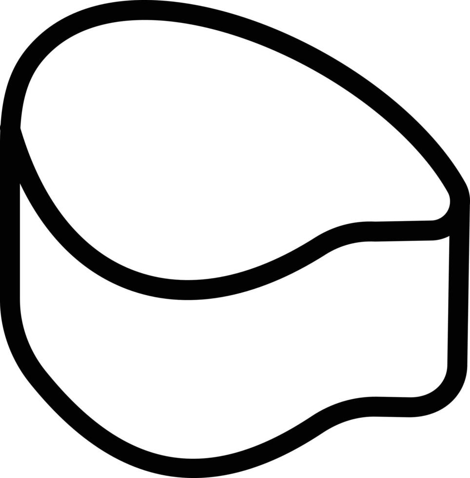 illustrazione vettoriale di carne su uno sfondo simboli di qualità premium. icone vettoriali per il concetto e la progettazione grafica.