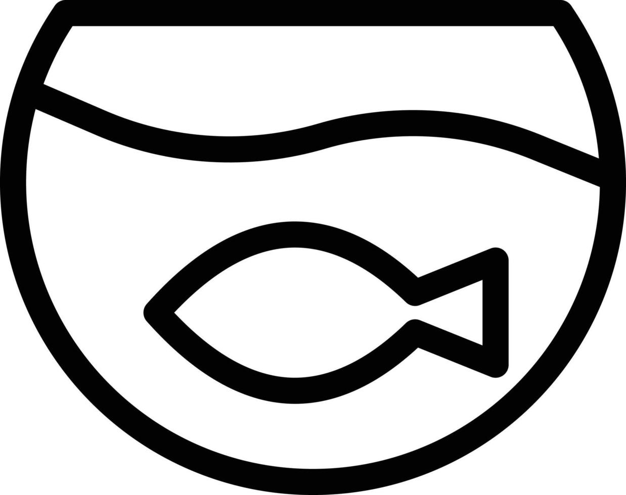 illustrazione vettoriale della ciotola di pesce su uno sfondo. simboli di qualità premium. icone vettoriali per il concetto e la progettazione grafica.