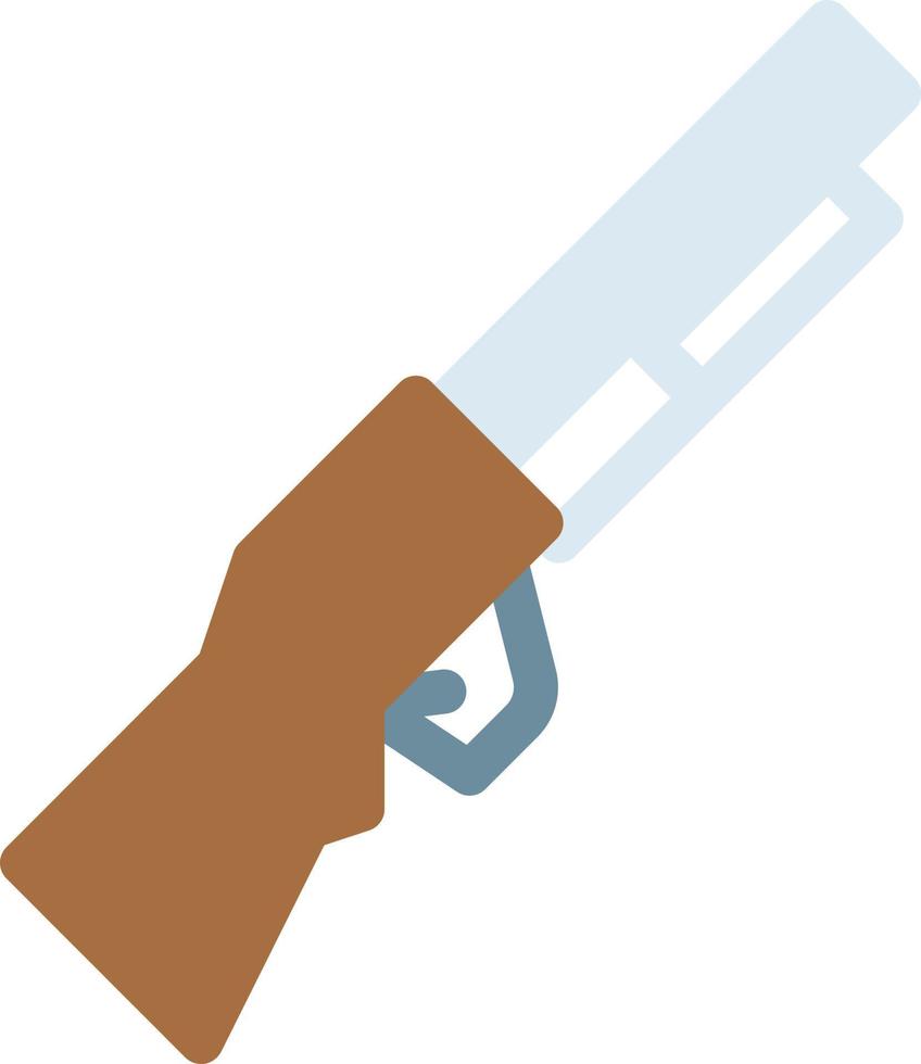 illustrazione vettoriale del fucile su uno sfondo. simboli di qualità premium. icone vettoriali per il concetto e la progettazione grafica.
