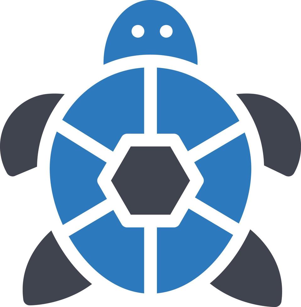 illustrazione vettoriale di tartaruga su uno sfondo. simboli di qualità premium. icone vettoriali per il concetto e la progettazione grafica.