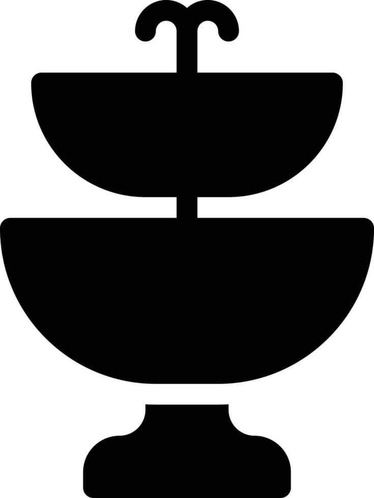 illustrazione vettoriale della fontana su uno sfondo. simboli di qualità premium. icone vettoriali per il concetto e la progettazione grafica.