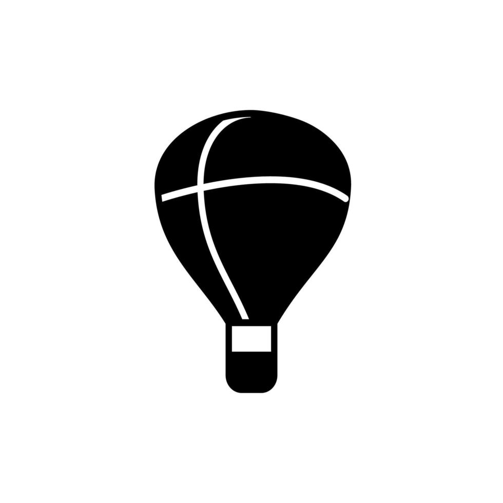 illustrazione grafica vettoriale dell'icona della mongolfiera