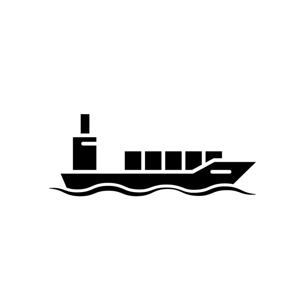 illustrazione grafica vettoriale dell'icona della nave