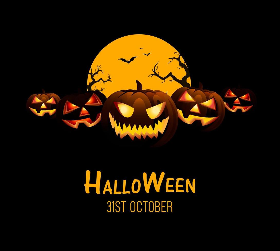 concept design di zucca e halloween. vacanza di halloween. giornata di Ognissanti vettore