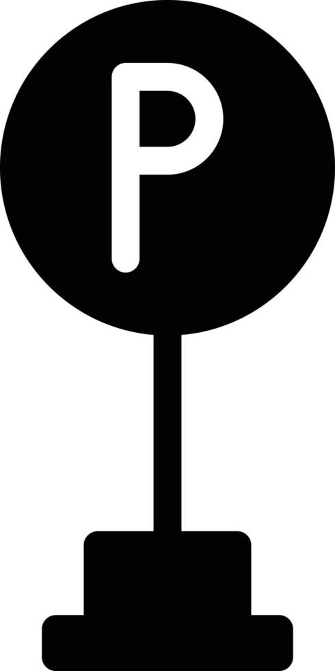 illustrazione vettoriale del tabellone di parcheggio su uno sfondo. simboli di qualità premium. icone vettoriali per il concetto e la progettazione grafica.
