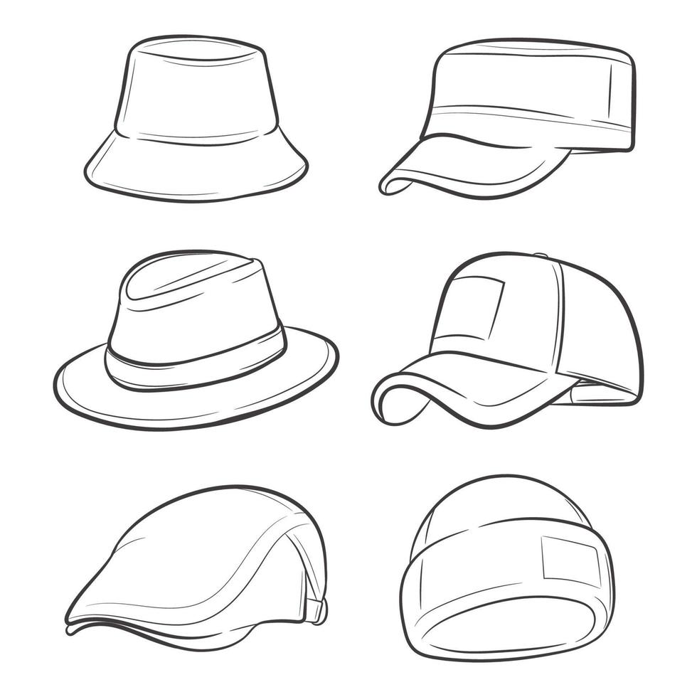 illustrazione vettoriale di cappello