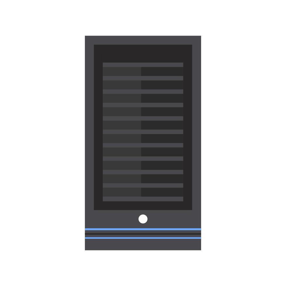 icona della linea di rete del server vettore