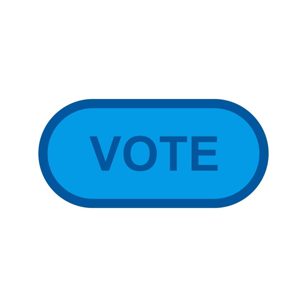 icona della linea di collegamento del voto vettore