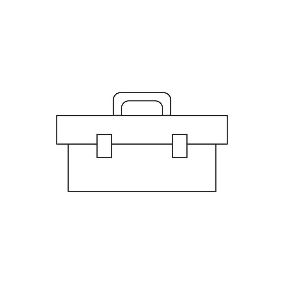 vettore della borsa del tecnico per la presentazione dell'icona del simbolo del sito Web