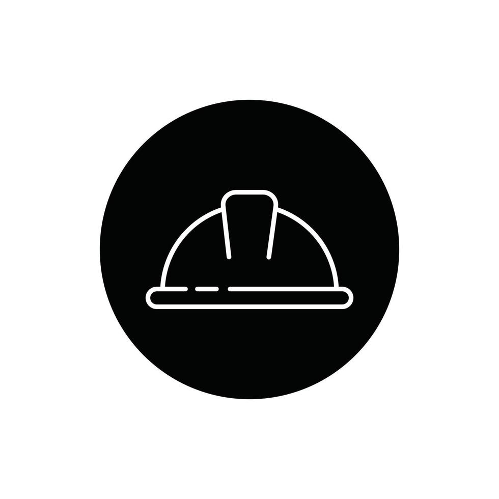 vettore del casco di sicurezza per la presentazione dell'icona del simbolo del sito Web