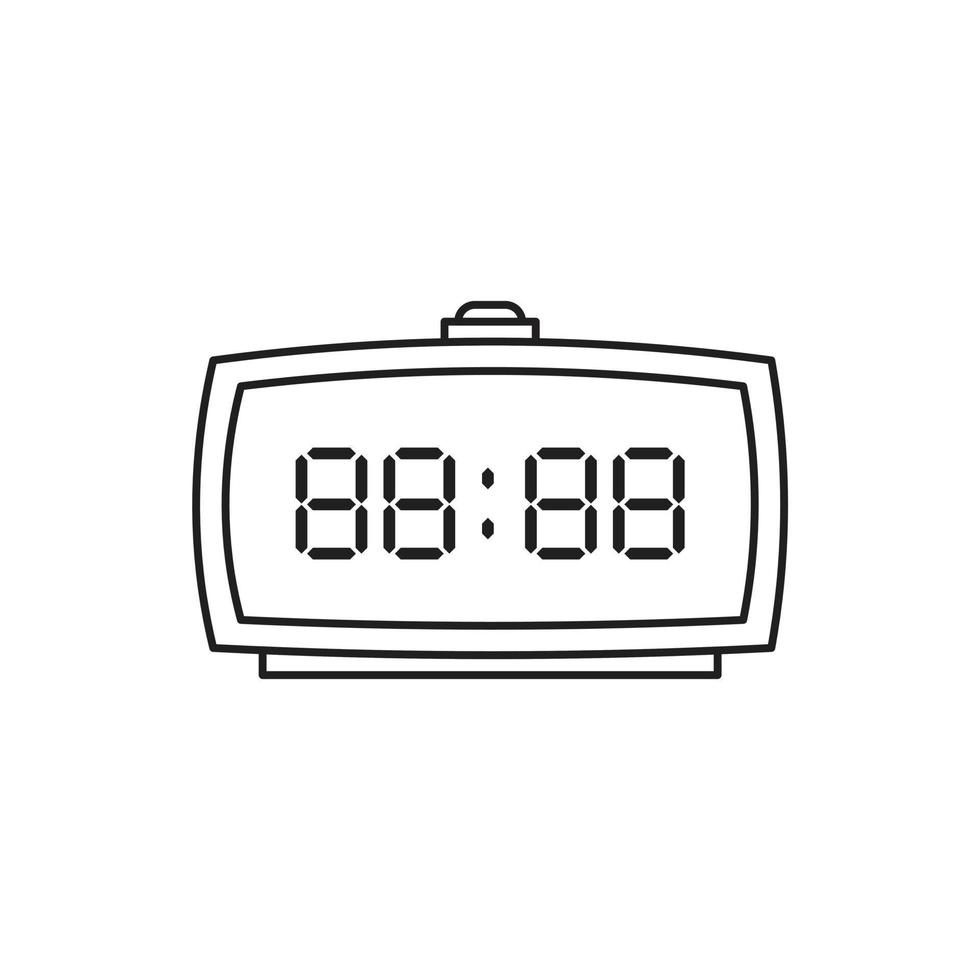 vettore dell'orologio per la presentazione dell'icona del simbolo del sito Web