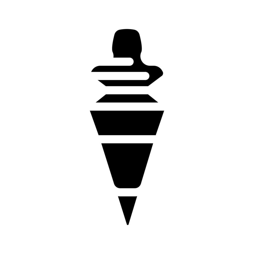 illustrazione vettoriale dell'icona del glifo del barista del tappo della bottiglia