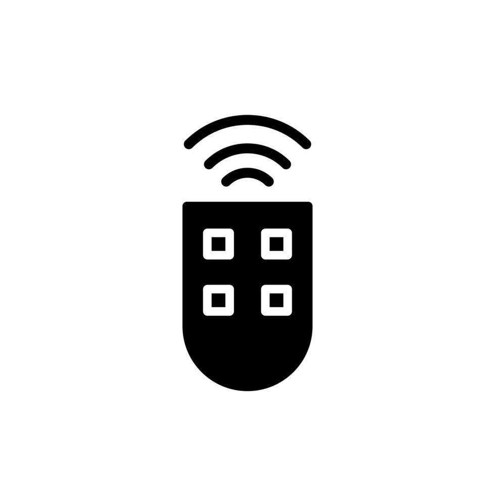illustrazione grafica vettoriale dell'icona del telecomando