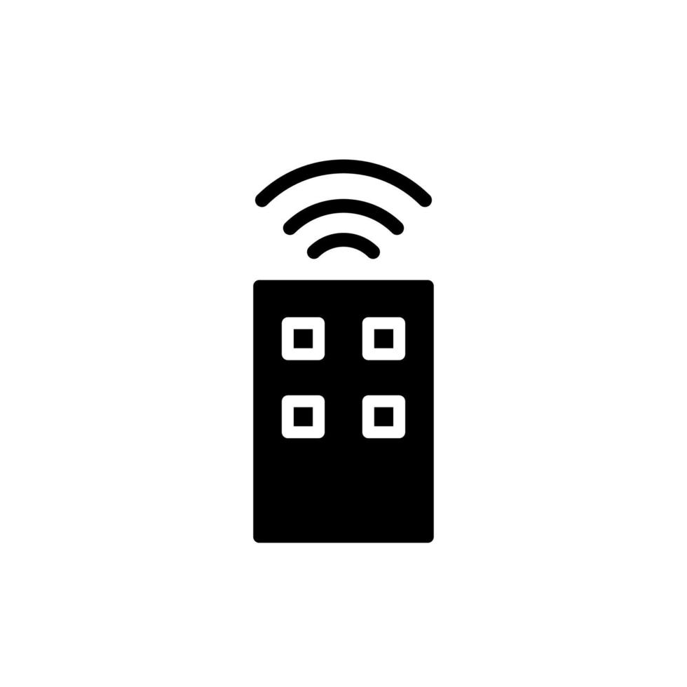 illustrazione grafica vettoriale dell'icona del telecomando
