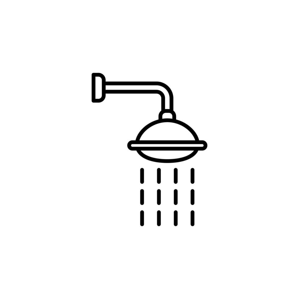 illustrazione grafica vettoriale dell'icona doccia