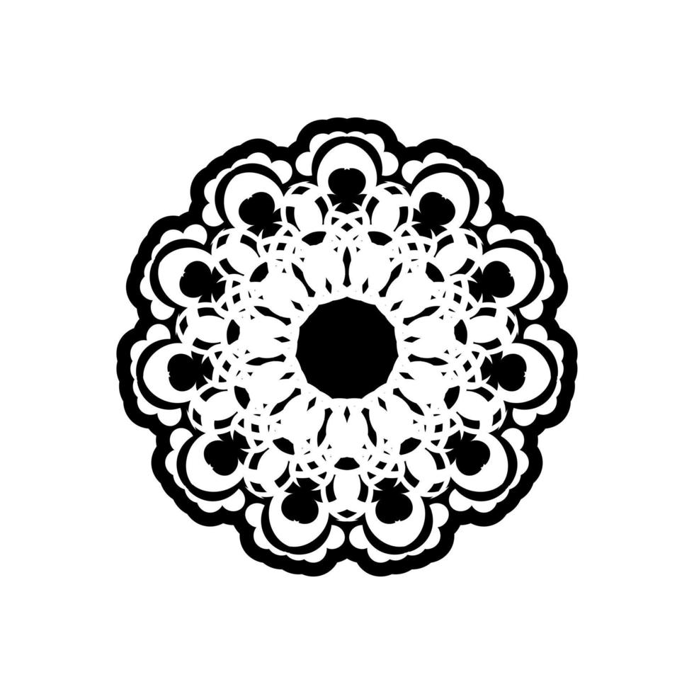 ornamento rotondo celtico. buono per loghi, stampe e cartoline. isolato su sfondo bianco. illustrazione vettoriale