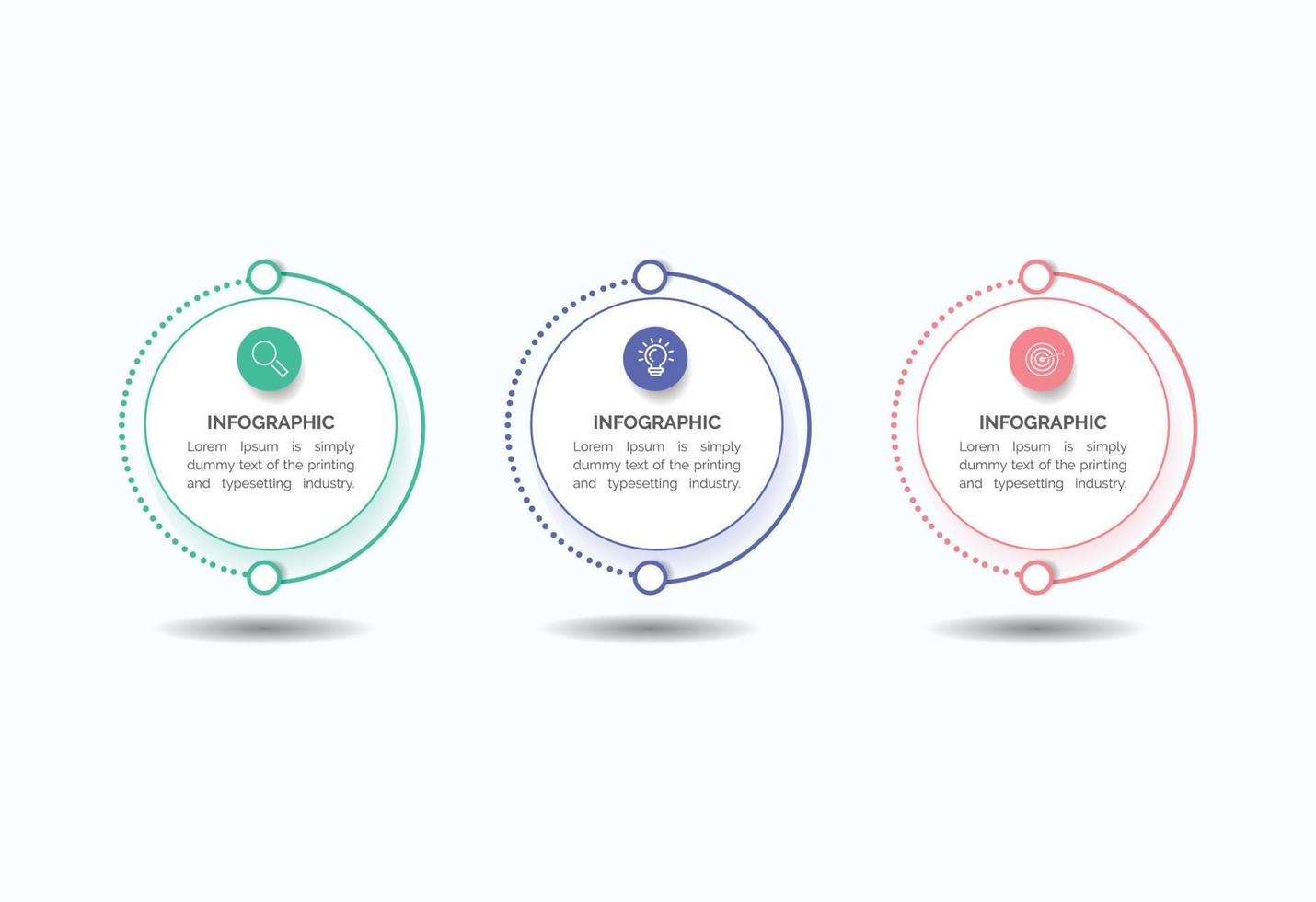 visualizzazione dei dati aziendali. diagramma di processo. elementi astratti di grafico, diagramma con 4 passaggi, opzioni, parti o processi. modello di business vettoriale infografica, design, vector,2,3,4,5,6,