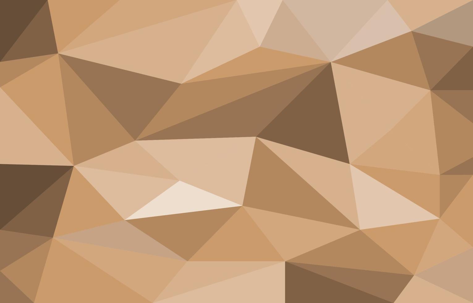 astratto marrone geometrico basso poli motivo grafico ripetuto fatto di mosaico triangolare style.vector pattern di sfondo. vettore