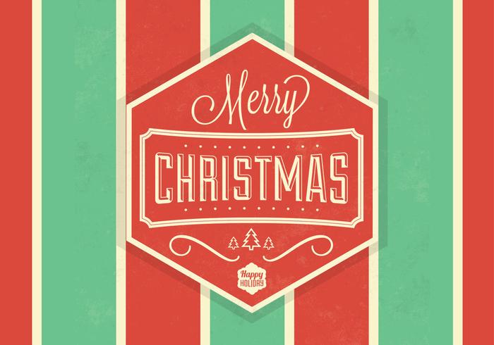 Striped Christmas Vector Background