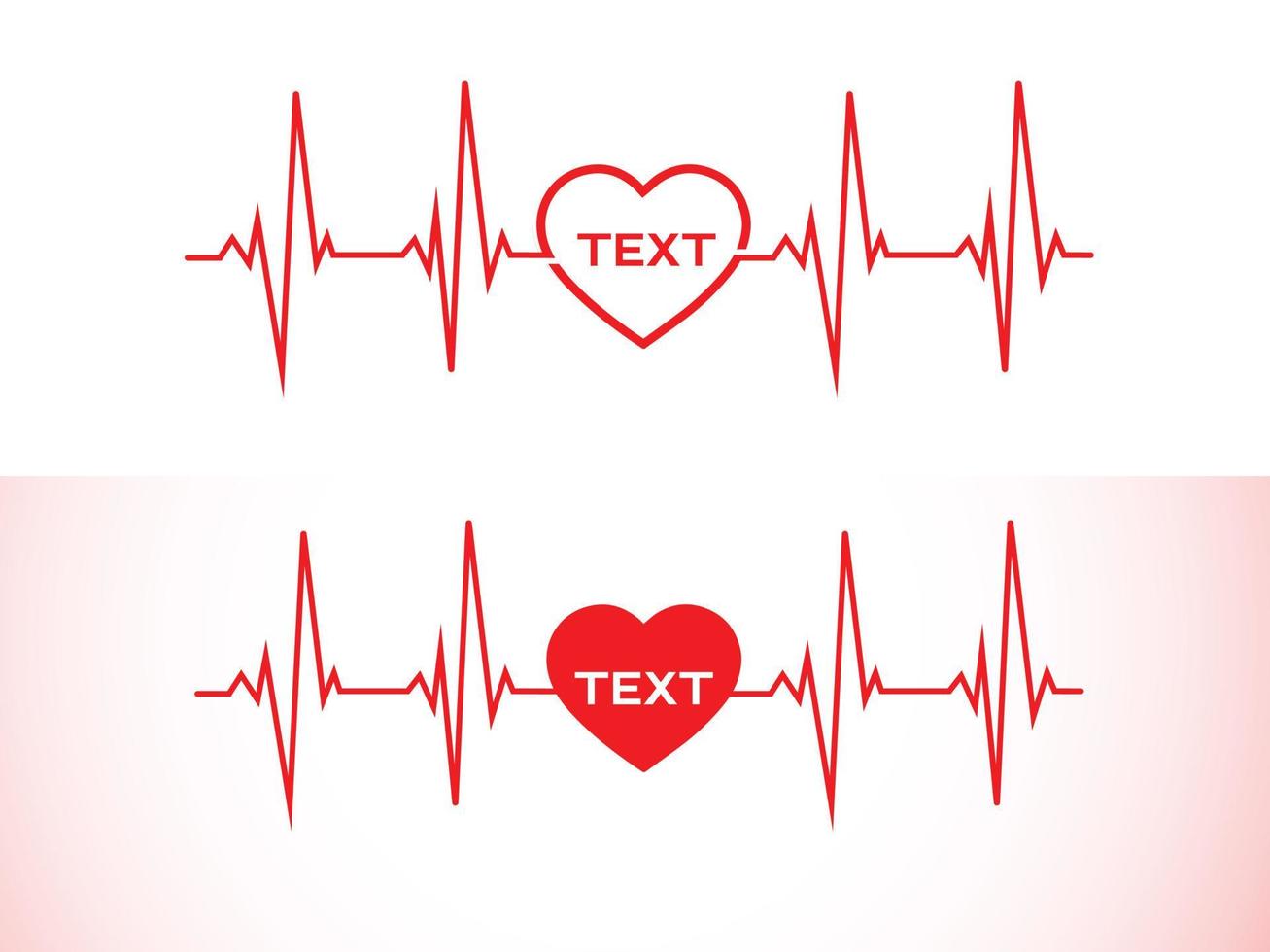 battito cardiaco amore art. disegno vettoriale della royalty della linea del battito cardiaco. design a forma di battito cardiaco.