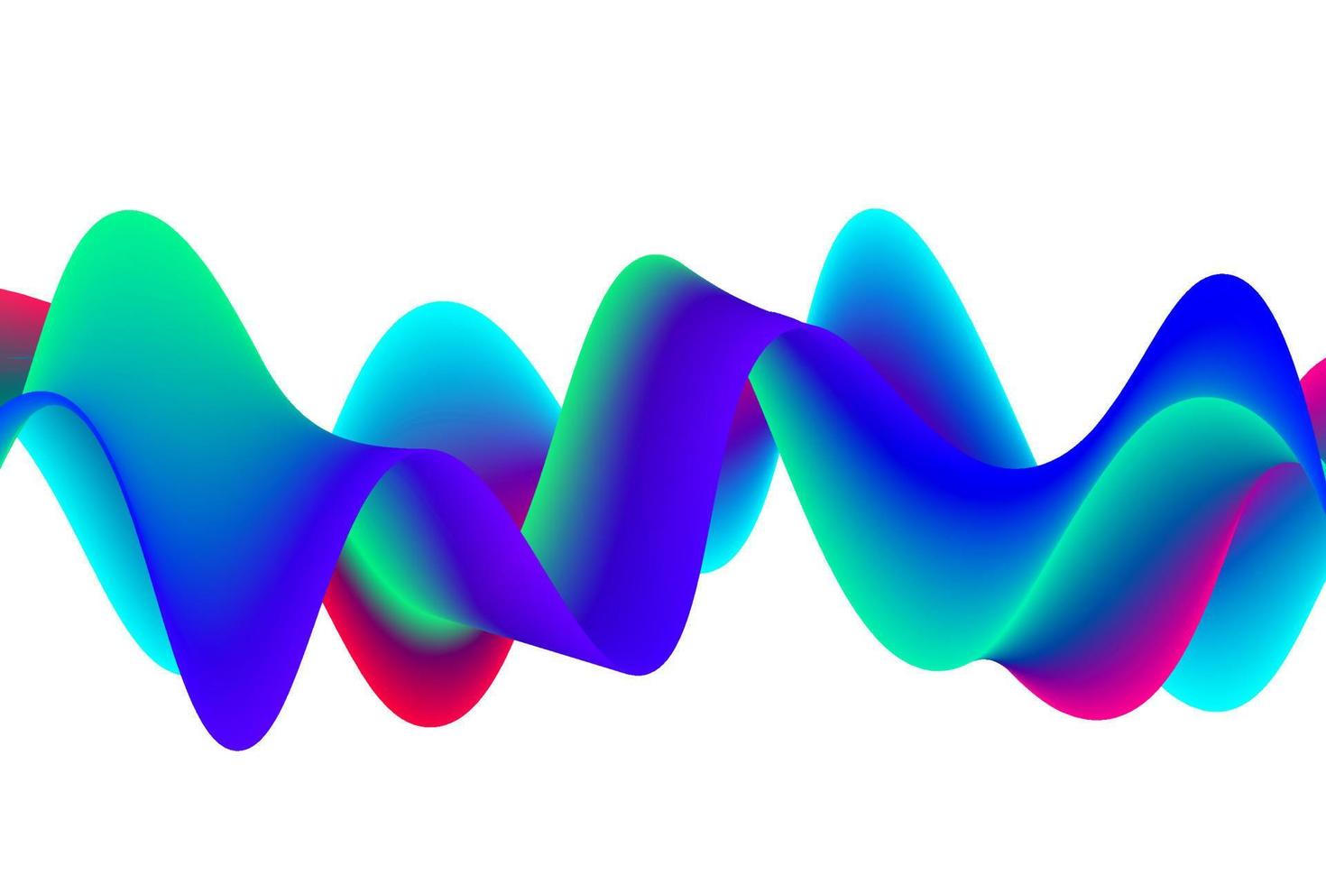 disegno del modello di sfondo colorato onda vettore