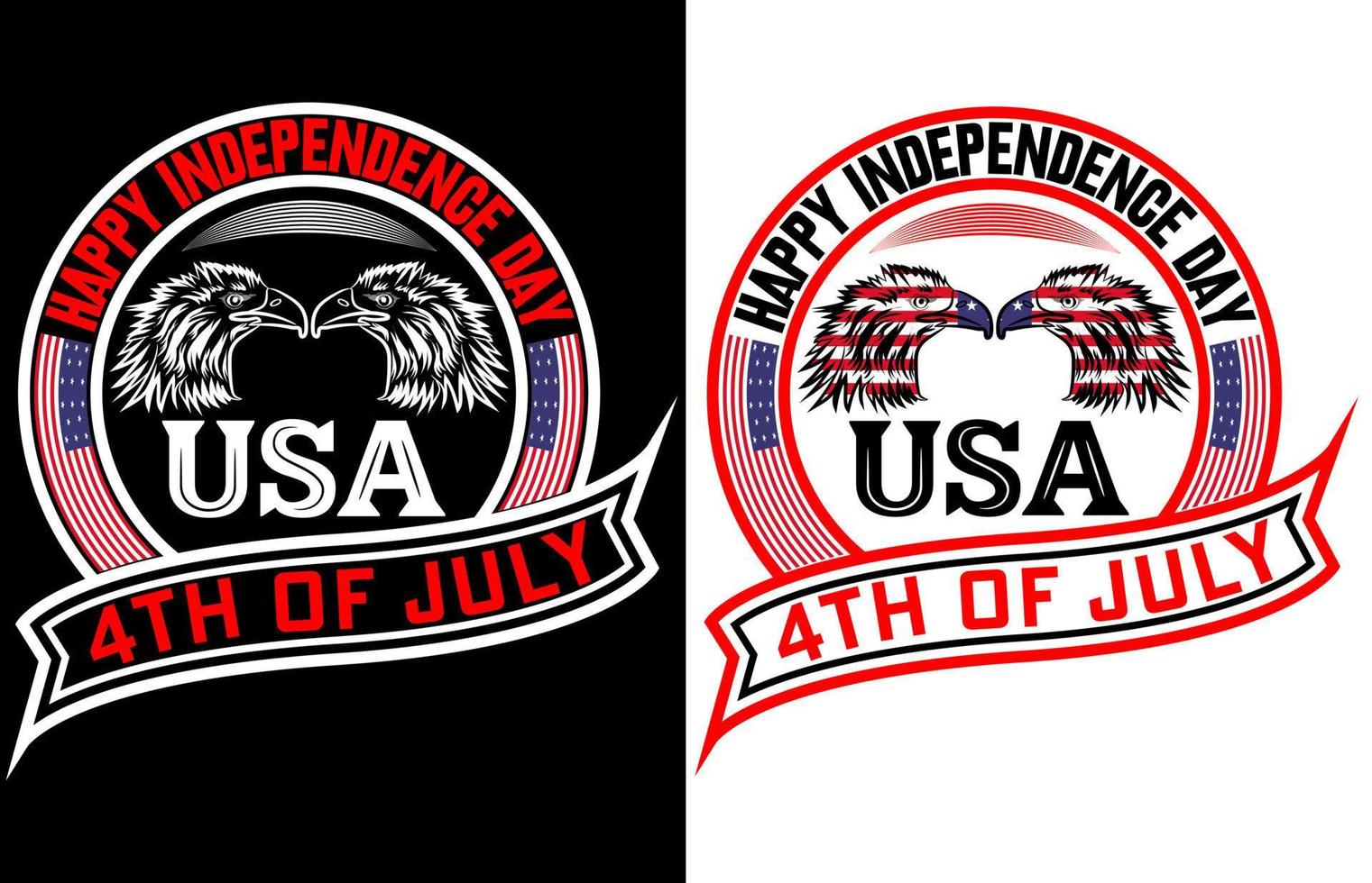 felice giorno dell'indipendenza usa 4 luglio t shirt design vettore