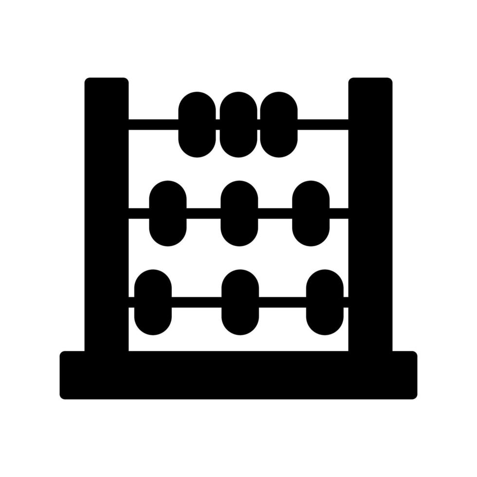 modello icona abaco vettore