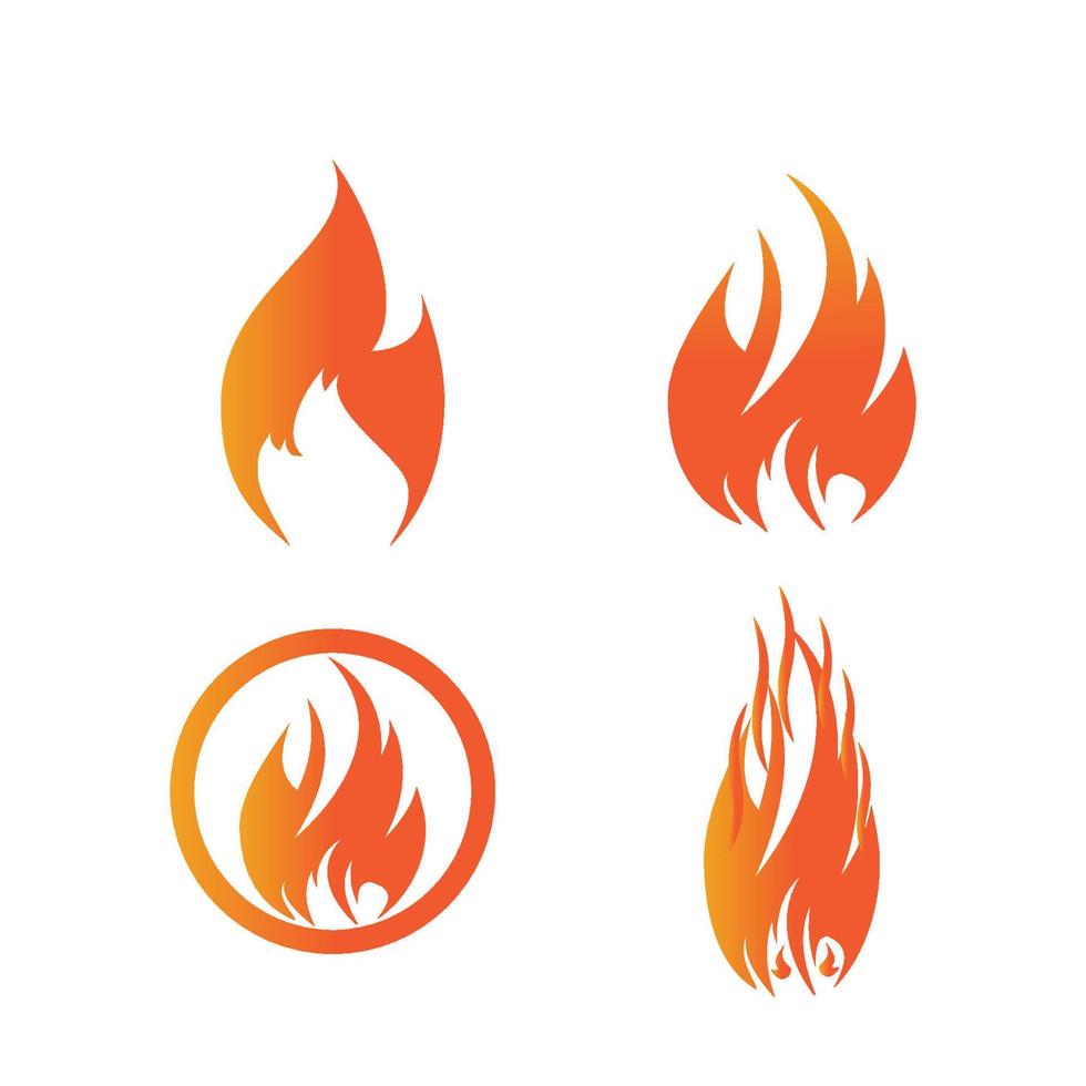 disegno di illustrazione vettoriale logo fuoco